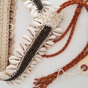 Boho Beaded Cowrie Shell Belt